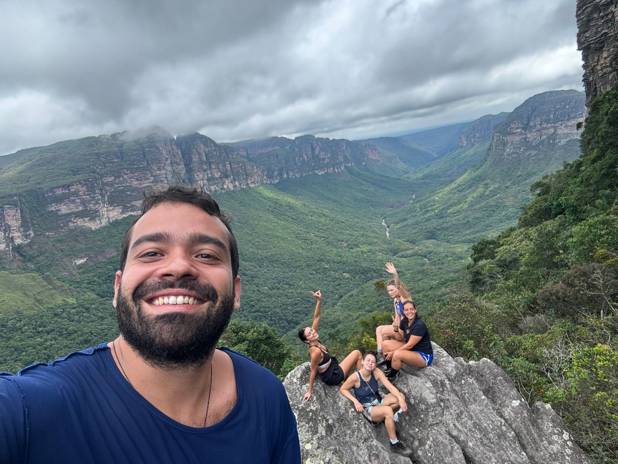 Aerial view of Pati Valley showcasing green valleys and rock formations