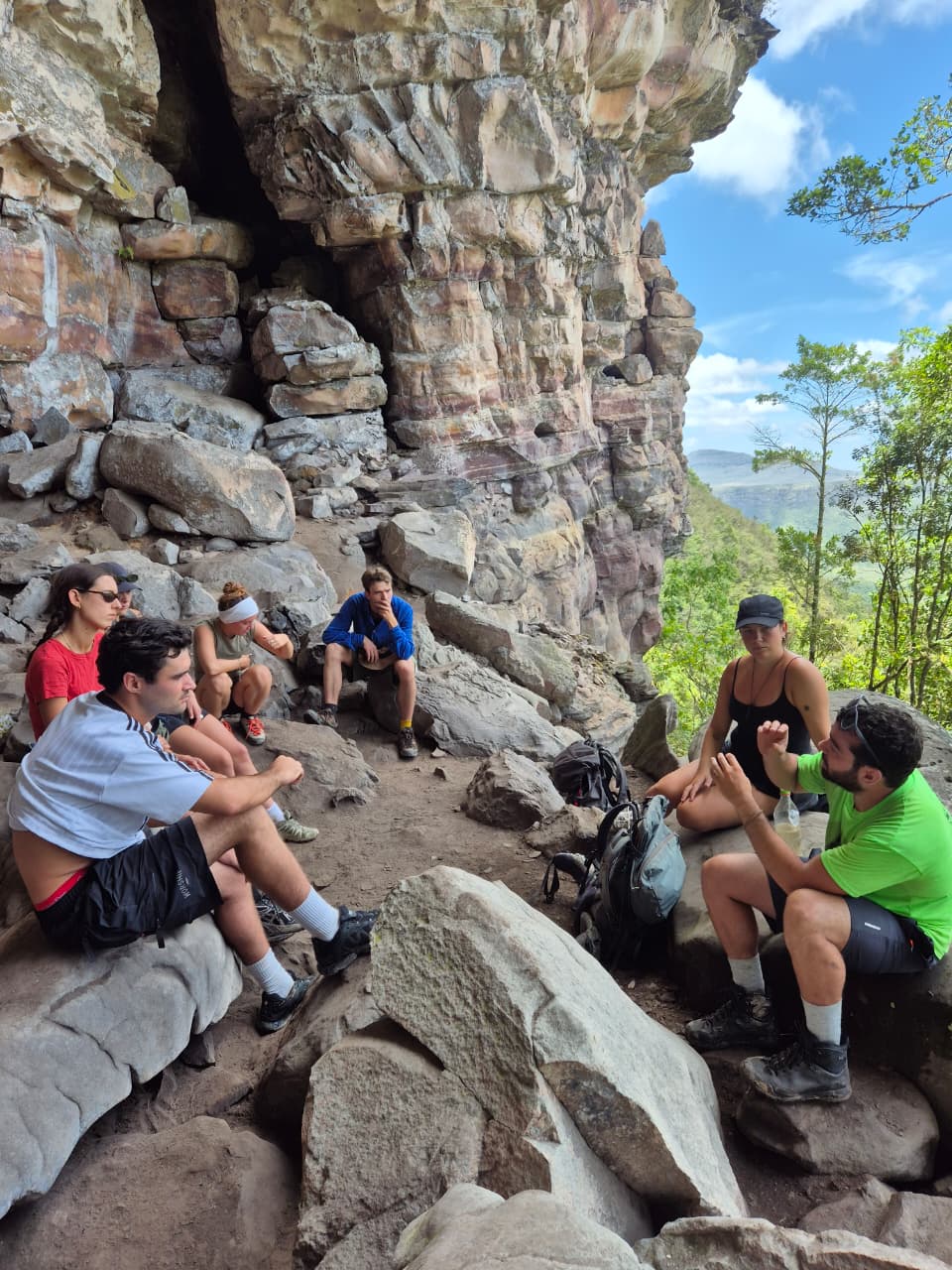 Golden hour sunset over Chapada Diamantina's rugged landscape